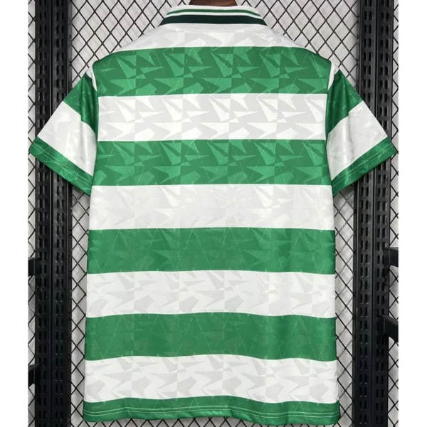Celtic 1989/91 Retro Home Jersey Fan Version - Back View | KFCOOL