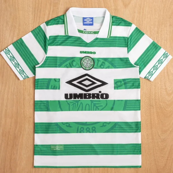 Celtic 1997/99 Retro Home Jersey Fan Version - Front View Celtic 1997/99 Retro Home Jersey Fan Version - Front View | KFCOOL