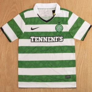 Celtic 2010/12 Retro Home Jersey Fan Version - Front View | KFCOOL