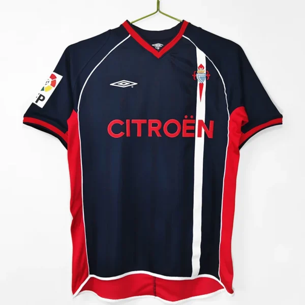 Celta Vigo 2001/02 Retro Away Jersey Fan Version - Front View | KFCOOL