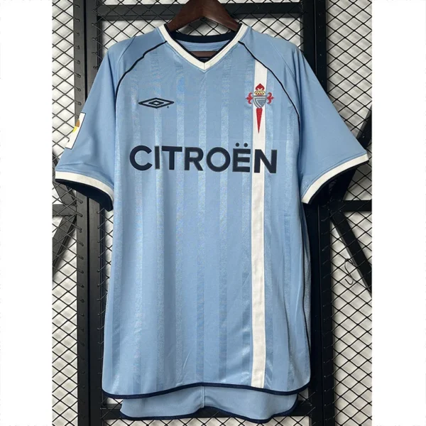 Celta Vigo 2001/02 Retro Home Jersey Fan Version - Front View | KFCOOL