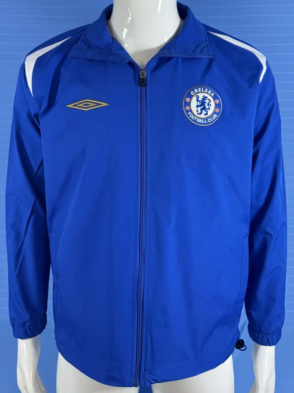 Chelsea 2005/06 Retro Blue Windbreaker - Back View | KFCOOL
