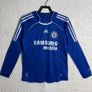 Chelsea 2006/07 Retro Home Long Sleeve Jersey Fan Version - Front View Chelsea 2006/07 Retro Home Long Sleeve Jersey Fan Version - Front View | KFCOOL