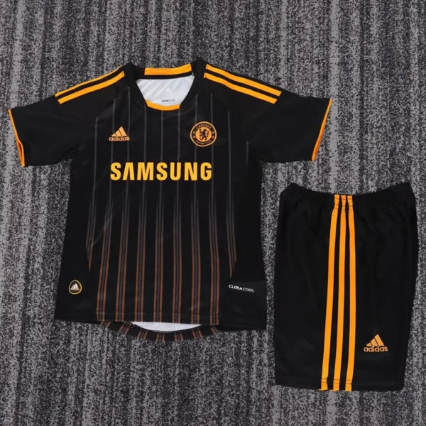 Chelsea 2010/11 Retro Away Kids Kit Fan Version - Front View | KFCOOL