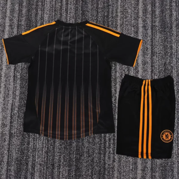 Chelsea 2010/11 Retro Away Kids Kit Fan Version - Back View | KFCOOL