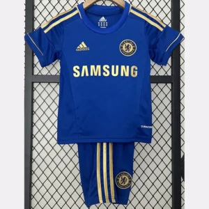 Chelsea 2012/13 Retro Home Kids Kit Fan Version - Front View | KFCOOL