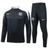 Chelsea 2025/26 Grey Half Pull Tracksuit - Front View - KFCool – Football Jerseys & Soccer Kits Store Chelsea 2025/26 Grey Half Pull Tracksuit - Front View | KFCOOL