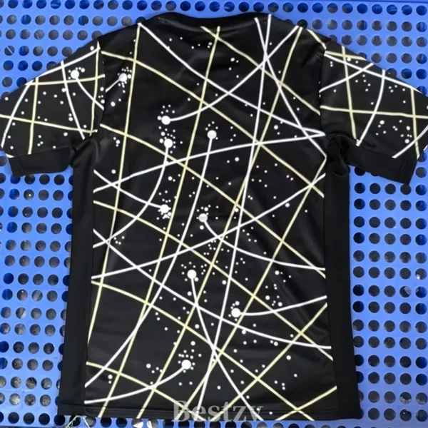 Chelsea 2025/26 Black Grey Training Shirt Fan Version - Back View | KFCOOL