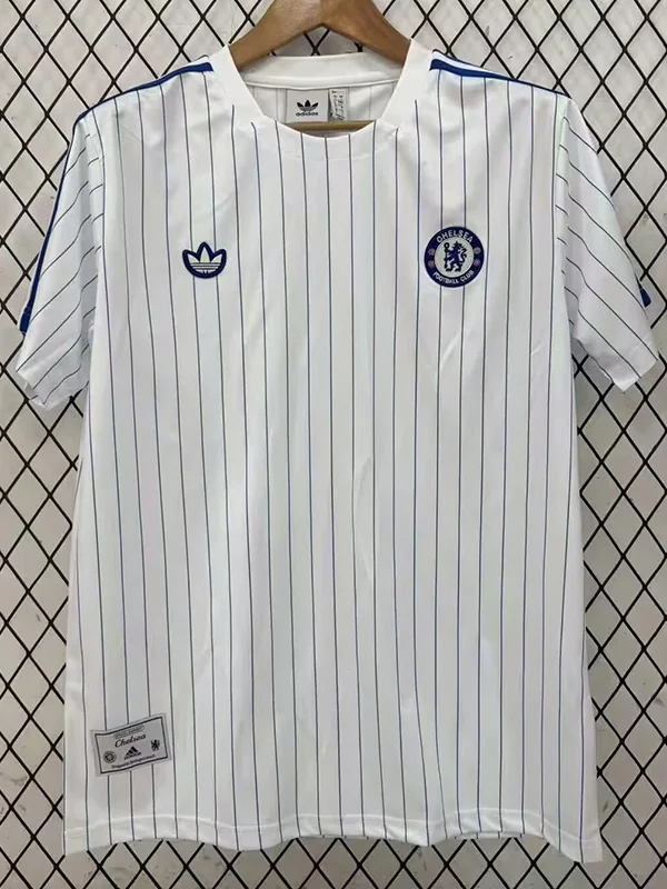 Chelsea 2025/26 White Training Shirt Fan Version - Front View | KFCOOL