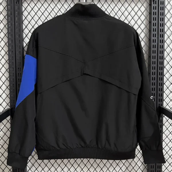 Chelsea 2025/26 Black Blue Windbreaker - Back View - KFCool – Football Jerseys & Soccer Kits Store Chelsea 2025/26 Black Blue Windbreaker - Back View | KFCOOL