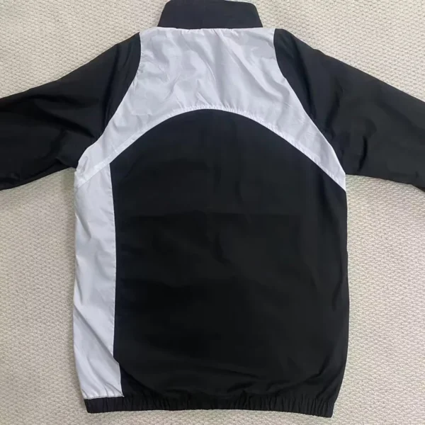 Chelsea 2025/26 Black White Windbreaker - Back View | KFCOOL