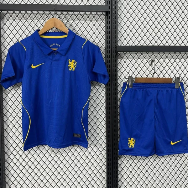 Chelsea 2026/27 Home Kids Kit Fan Version - Front View | KFCOOL