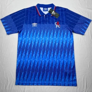 Chelsea 1989/91 Retro Home Jersey Fan Version - Front View Chelsea 1989/91 Retro Home Jersey Fan Version - Front View | KFCOOL