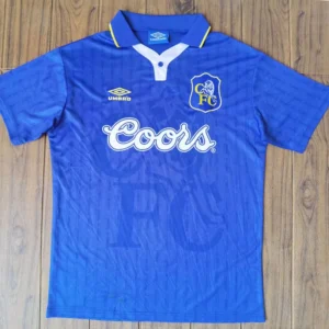 Chelsea 1995/97 Retro Home Jersey Fan Version - Front View Chelsea 1995/97 Retro Home Jersey Fan Version - Front View | KFCOOL