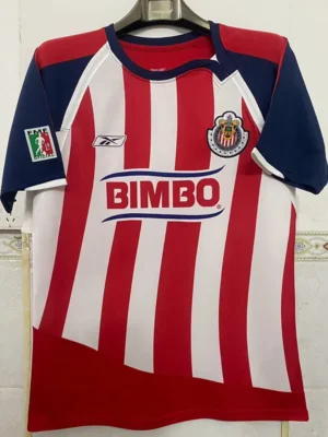 Chivas 2007/08 Retro Home Jersey Fan Version - Front View | KFCOOL