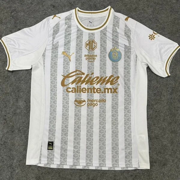 Chivas 2025/26 White Special Edition Jersey Fan Version - Front View | KFCOOL