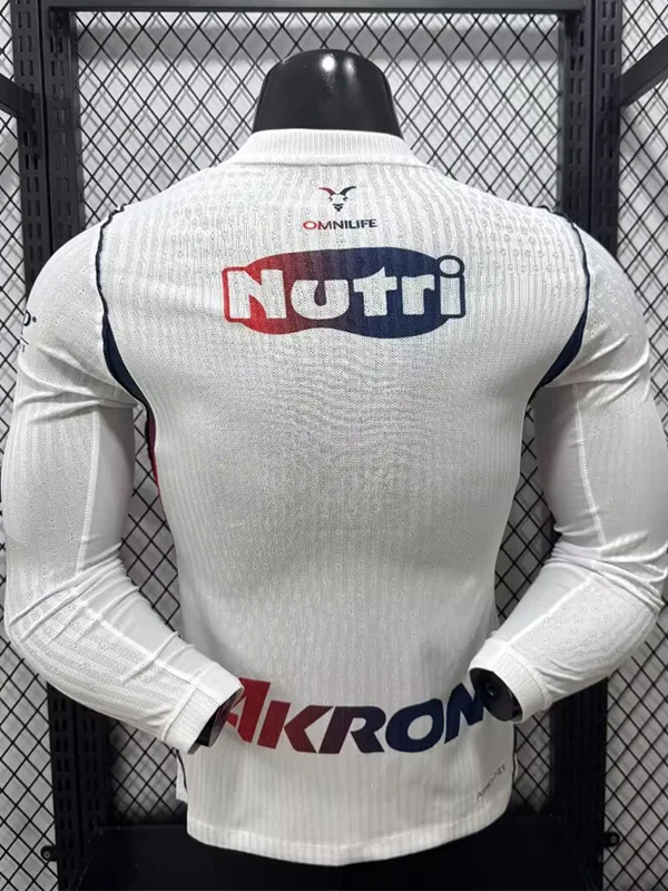 Chivas 2026/27 Away Long Sleeve Jersey Player Version - Back View Chivas 2026/27 Away Long Sleeve Jersey Player Version - Back View | KFCOOL