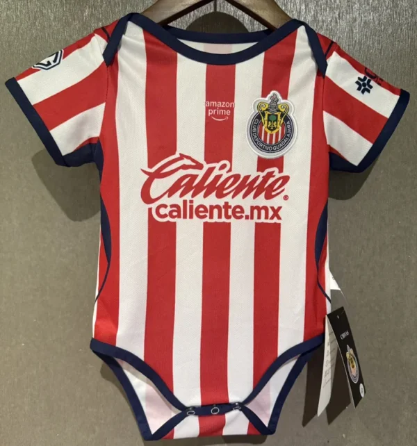 Chivas 2026/27 Home Baby Bodysuit - Front View | KFCOOL