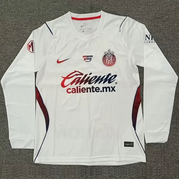 Chivas 2026/27 Long Sleeve Jersey Fan Version - Front View Chivas 2026/27 Long Sleeve Jersey Fan Version - Front View | KFCOOL