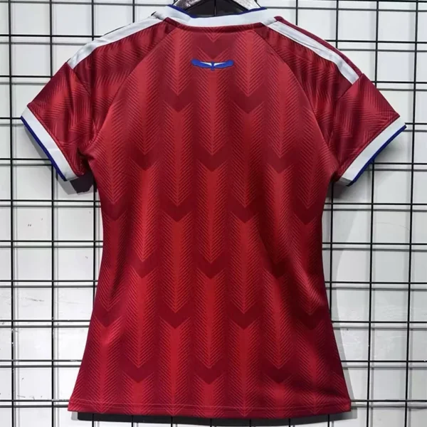 Chile 2026/27 Home Women Jersey Fan Version - Back View | KFCOOL