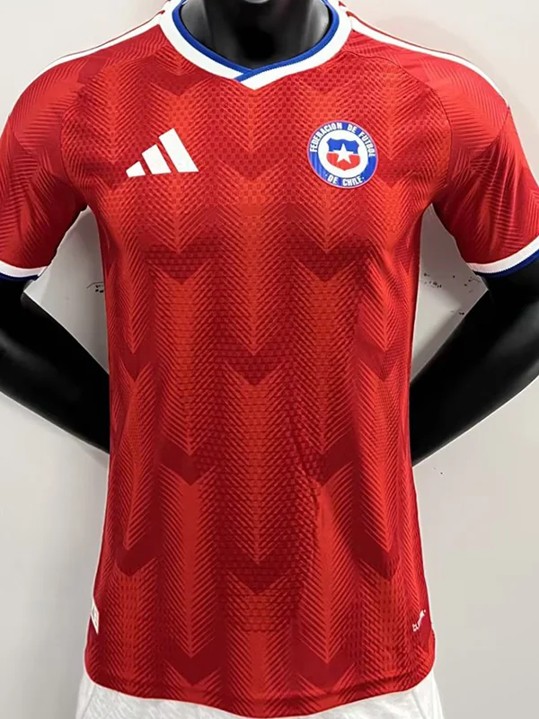 Chile 2026/27 Home Jersey Player Version - Front View | KFCOOL