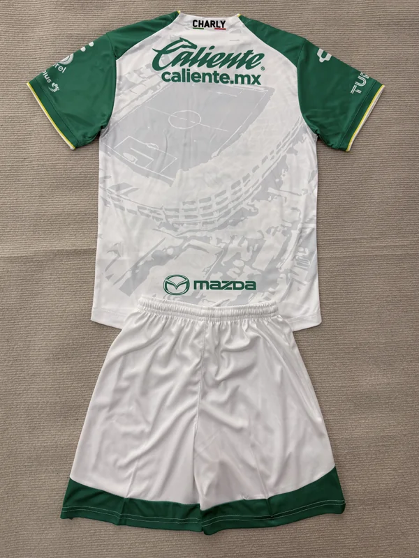 Club León 2026/27 Away Kids Kit Fan Version - Back View Club León 2026/27 Away Kids Kit Fan Version - Back View | KFCOOL