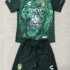 Club León 2026/27 Home Kids Kit Fan Version - Front View Club León 2026/27 Home Kids Kit Fan Version - Front View | KFCOOL