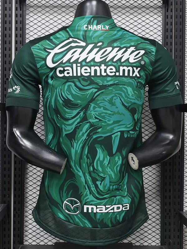 Club León 2026/27 Home Jersey Player Version - Back View Club León 2026/27 Home Jersey Player Version - Back View | KFCOOL