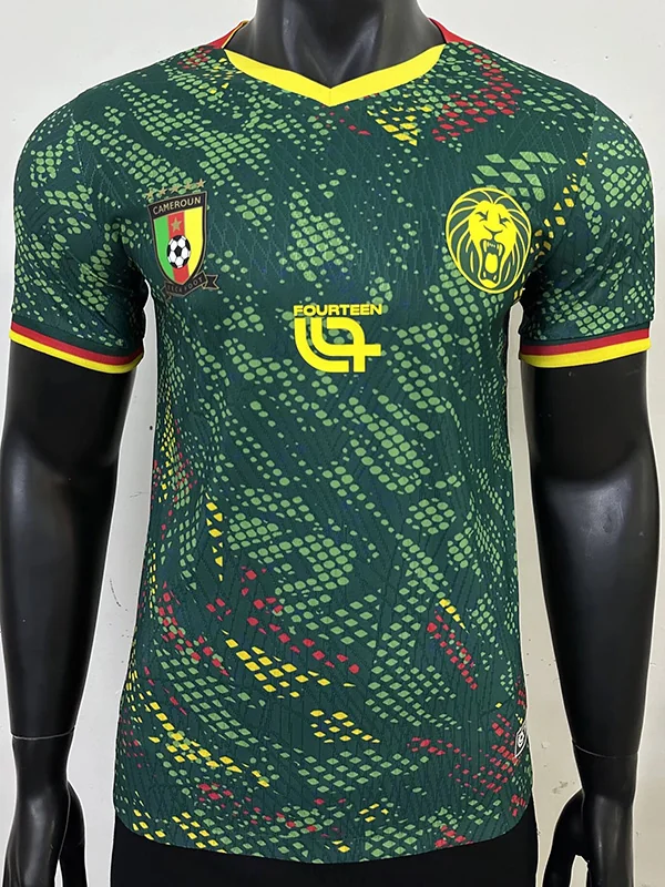 Cameroon 2026/27 Home Jersey Player Version - Front View | KFCOOL