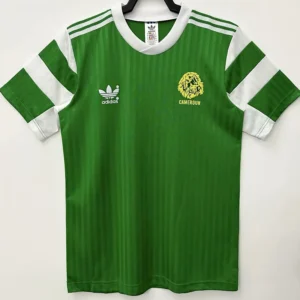 Cameroon 1990/91 Retro Home Jersey Fan Version - Front View Cameroon 1990/91 Retro Home Jersey Fan Version - Front View | KFCOOL