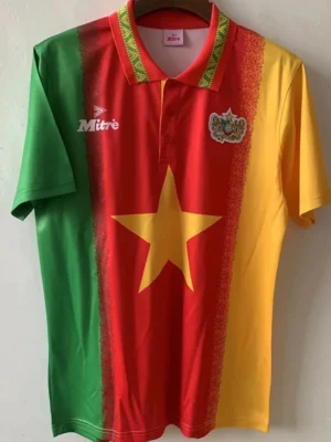 Cameroon 1994/95 Retro Jersey Fan Version - Front View | KFCOOL