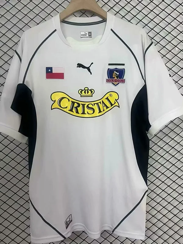 Colo-Colo 2003/04 Retro Home Jersey Fan Version - Front View Colo-Colo 2003/04 Retro Home Jersey Fan Version - Front View | KFCOOL
