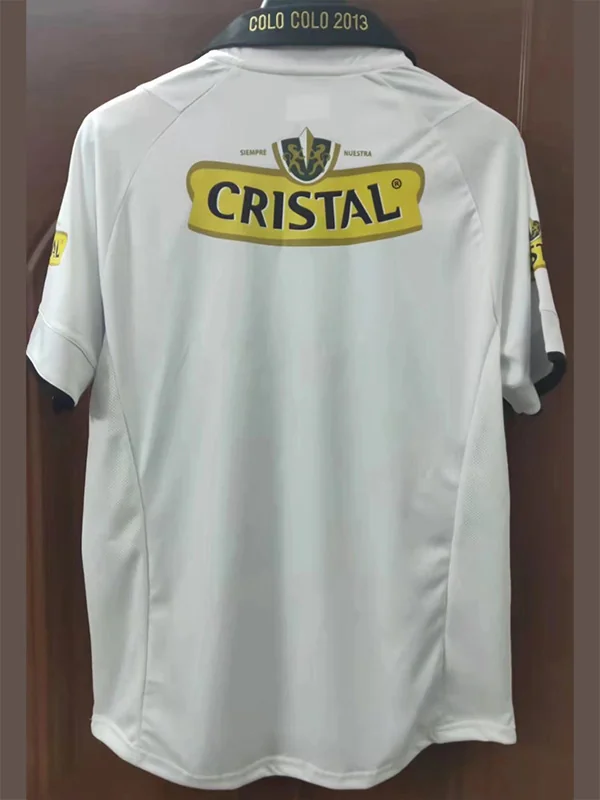 Colo-Colo 2013/14 Retro Home Jersey Fan Version - Back View | KFCOOL
