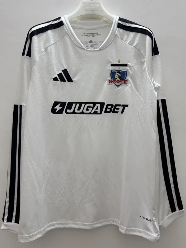 Colo-Colo 2026/27 Home Long Sleeve Jersey Fan Version - Front View | KFCOOL