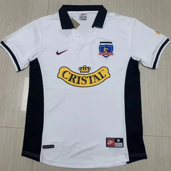 Colo-Colo 1997/98 Retro Home Jersey Fan Version - Front View Colo-Colo 1997/98 Retro Home Jersey Fan Version - Front View | KFCOOL