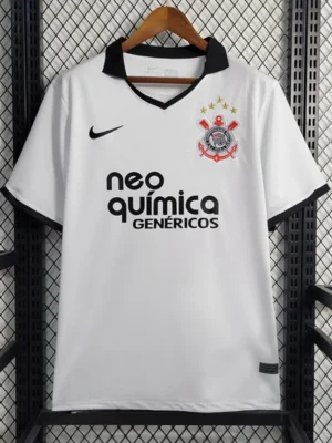 Corinthians 2011/12 Retro Home Jersey Fan Version - Front View | KFCOOL