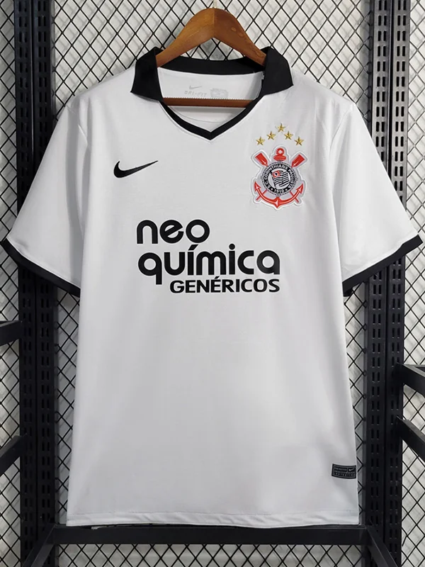 Corinthians 2011/12 Retro Home Jersey Fan Version - Front View | KFCOOL