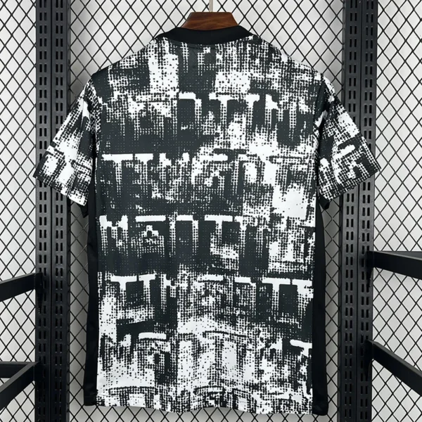 Corinthians 2026/27 Grey Black Training Shirt - Back View | KFCOOL