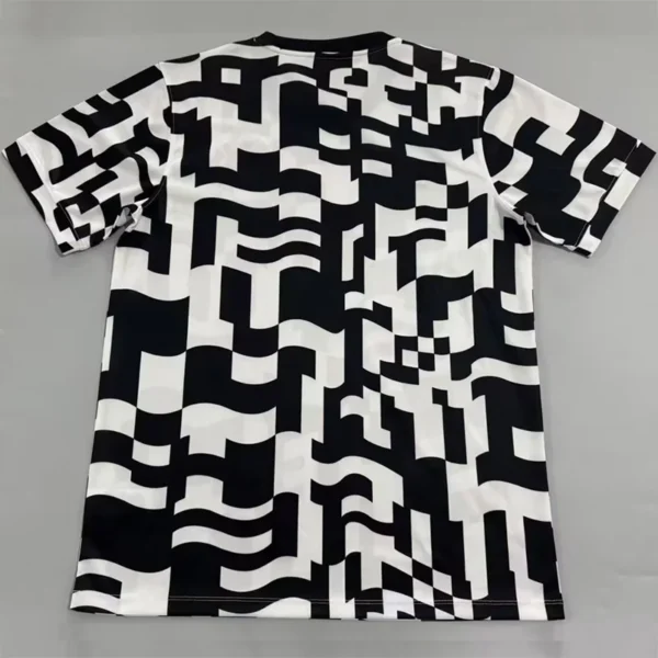 Corinthians 2026/27 Black White Training Shirt - Back View | KFCOOL