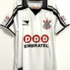Corinthians 1998/99 Retro Home White Jersey Fan Version - Front View | KFCOOL