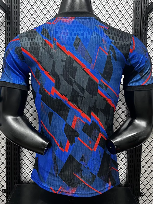 Croatia 2026/27 Blue Black Special Edition Jersey Player Version - Back View | KFCOOL