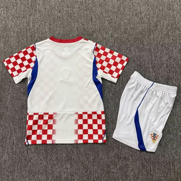 Croatia 2026/27 Home Kids Kit Fan Version - Back View | KFCOOL