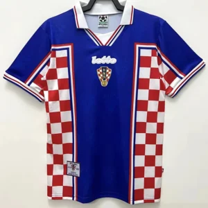 Croatia 1998/99 Retro Away Jersey Fan Version - Front View Croatia 1998/99 Retro Away Jersey Fan Version - Front View | KFCOOL