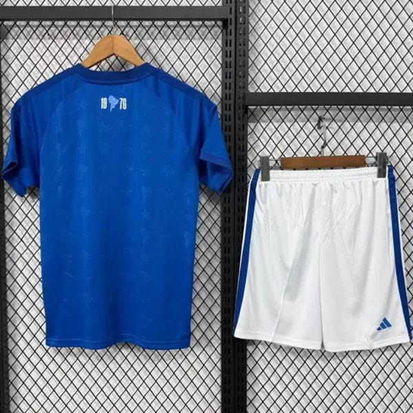 Cruzeiro 2026/27 Home Kids Kit Fan Version - Back View Cruzeiro 2026/27 Home Kids Kit Fan Version - Back View | KFCOOL
