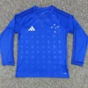 Cruzeiro 2026/27 Home Long Sleeve Jersey Fan Version - Front View | KFCOOL