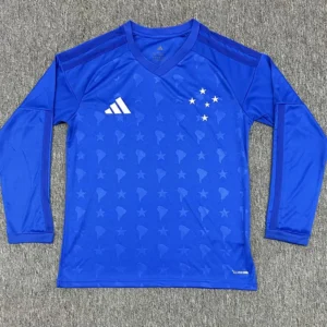 Cruzeiro 2026/27 Home Long Sleeve Jersey Fan Version - Front View Cruzeiro 2026/27 Home Long Sleeve Jersey Fan Version - Front View | KFCOOL