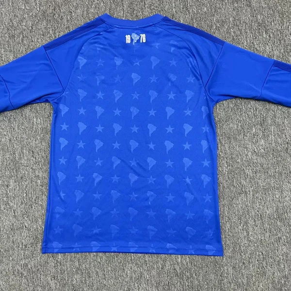 Cruzeiro 2026/27 Home Long Sleeve Jersey Fan Version - Back View | KFCOOL