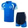 Cruzeiro 2026/27 Training Short Suit - Front View | KFCOOL