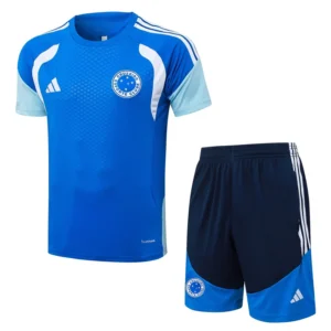 Cruzeiro 2026/27 Training Short Suit - Front View | KFCOOL