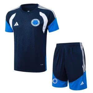 Cruzeiro 2026/27 Royal Blue Training Short Suit - Front View | KFCOOL